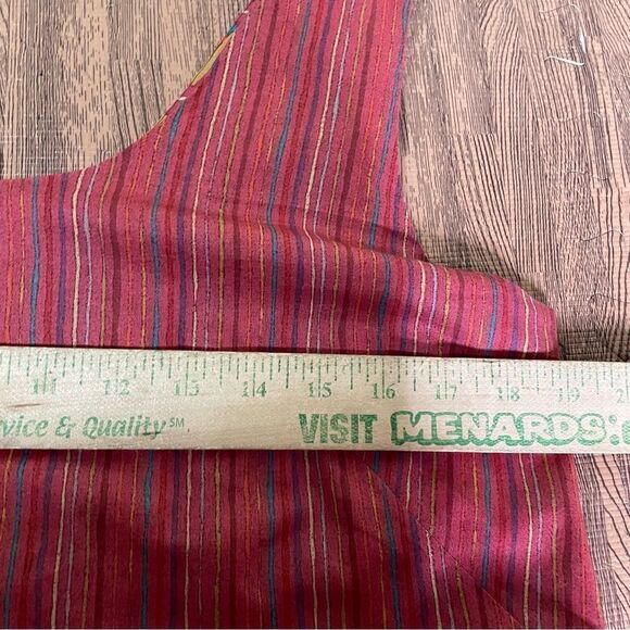 Peruvian Connection Pima Cotton Layered Striped Midi Dress 12 - Picture 5 of 6